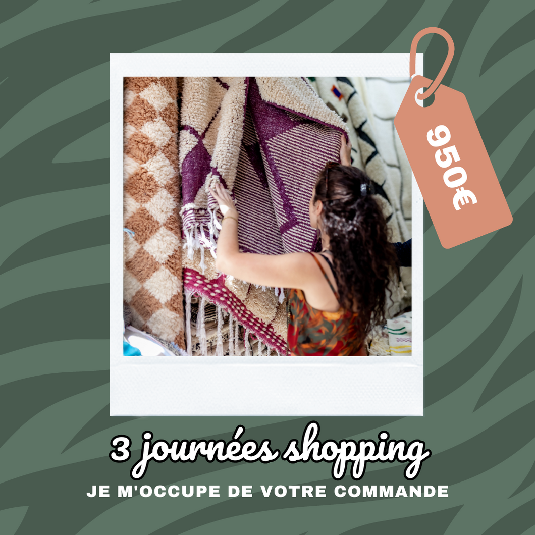 3 journées shopping