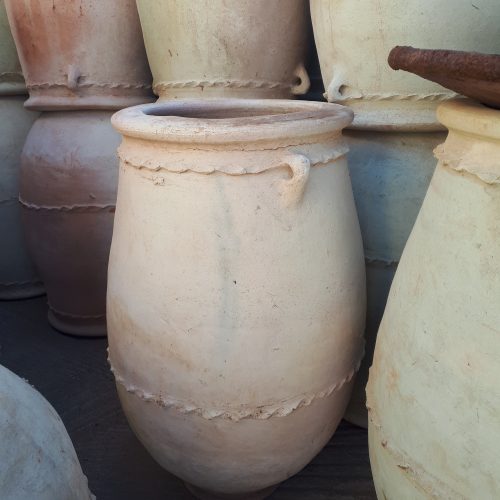 JARRE MAROCAINE BLANCHE 100 CM - Ma déco d'ailleurs