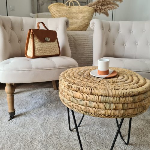 PETITE TABLE MÉTAL & SMAR - Ma déco d'ailleurs