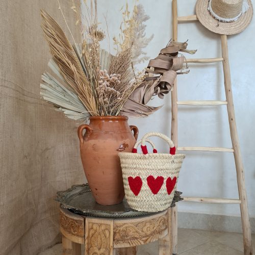 Panier coeur - Ma déco d'ailleurs
