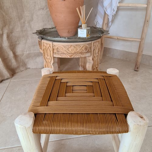 TABOURET CAMEL - Ma déco d'ailleurs
