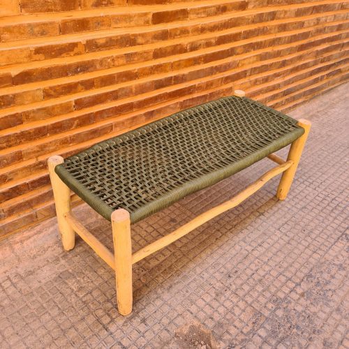 BANC KAKI AJOURÉ - Ma déco d'ailleurs