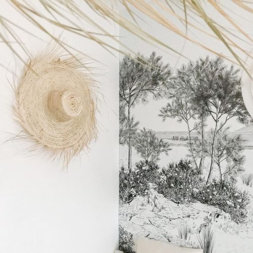CHAPEAU PAILLE EFFILOCHE "M" - Ma déco d'ailleurs