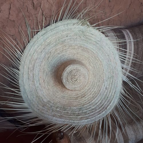 CHAPEAU PAILLE  EFFILOCHE "L" - Ma déco d'ailleurs