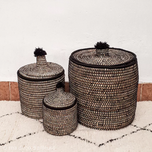 BOITE BERBÈRE NOIRE - Ma déco d'ailleurs